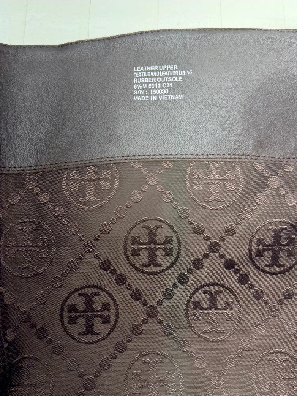NEW Tory Burch Double T Utility Boots, Size 6.5